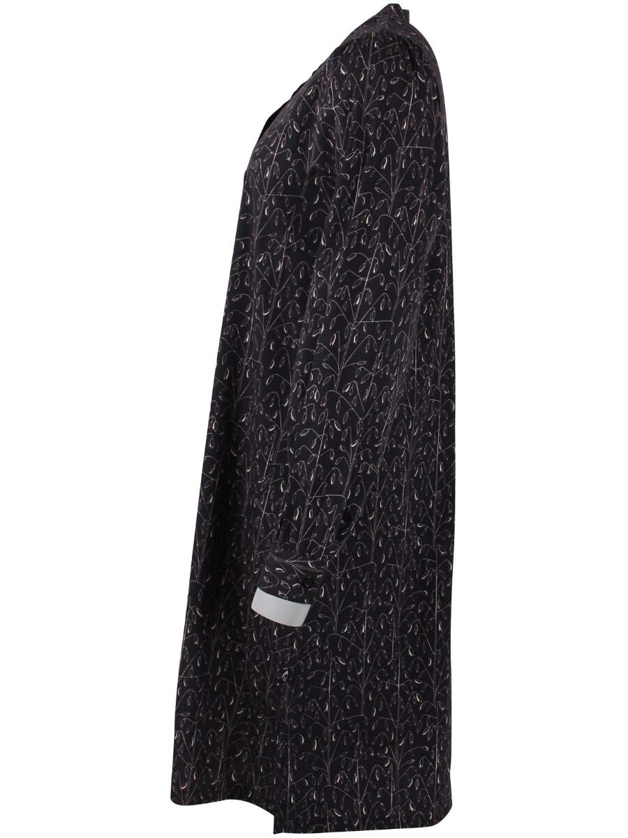 Danesocial Poplin Dress Black/Offwhite OATS
