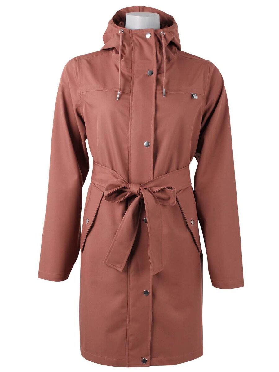 Danerainlover Raincoat Beige Rose