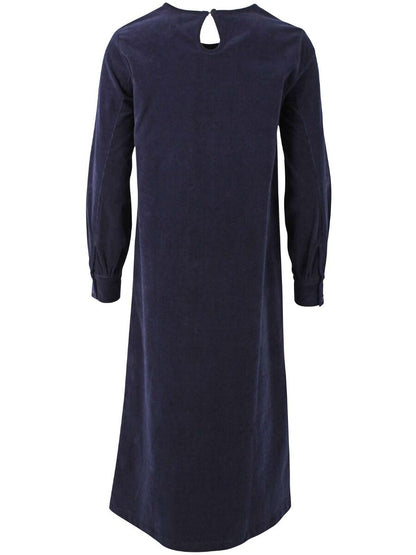 Danelegance Cord Stretch Dress Marine