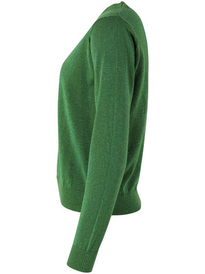 Danepearly Glitter Sweater Fall Jungle w. Green Glitter