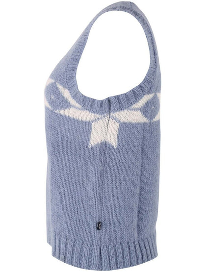 Daneklaksvik Flakes Vest Porcelaine/Chalk