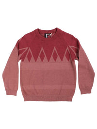 Daneheaven Sweater Red wine/Beige Rose