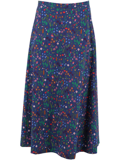 Danebrava Poplin Skirt Grey Marine BOTANICAL