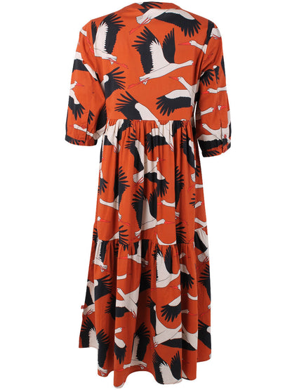 Danegoodie dress Rust BIG STORK