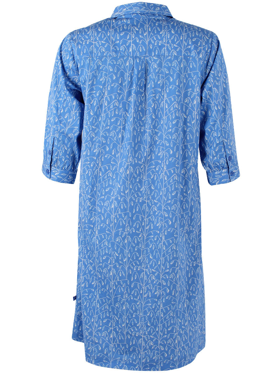 Danecarnation Poplin Dress Cold Blue/Chalk OATS