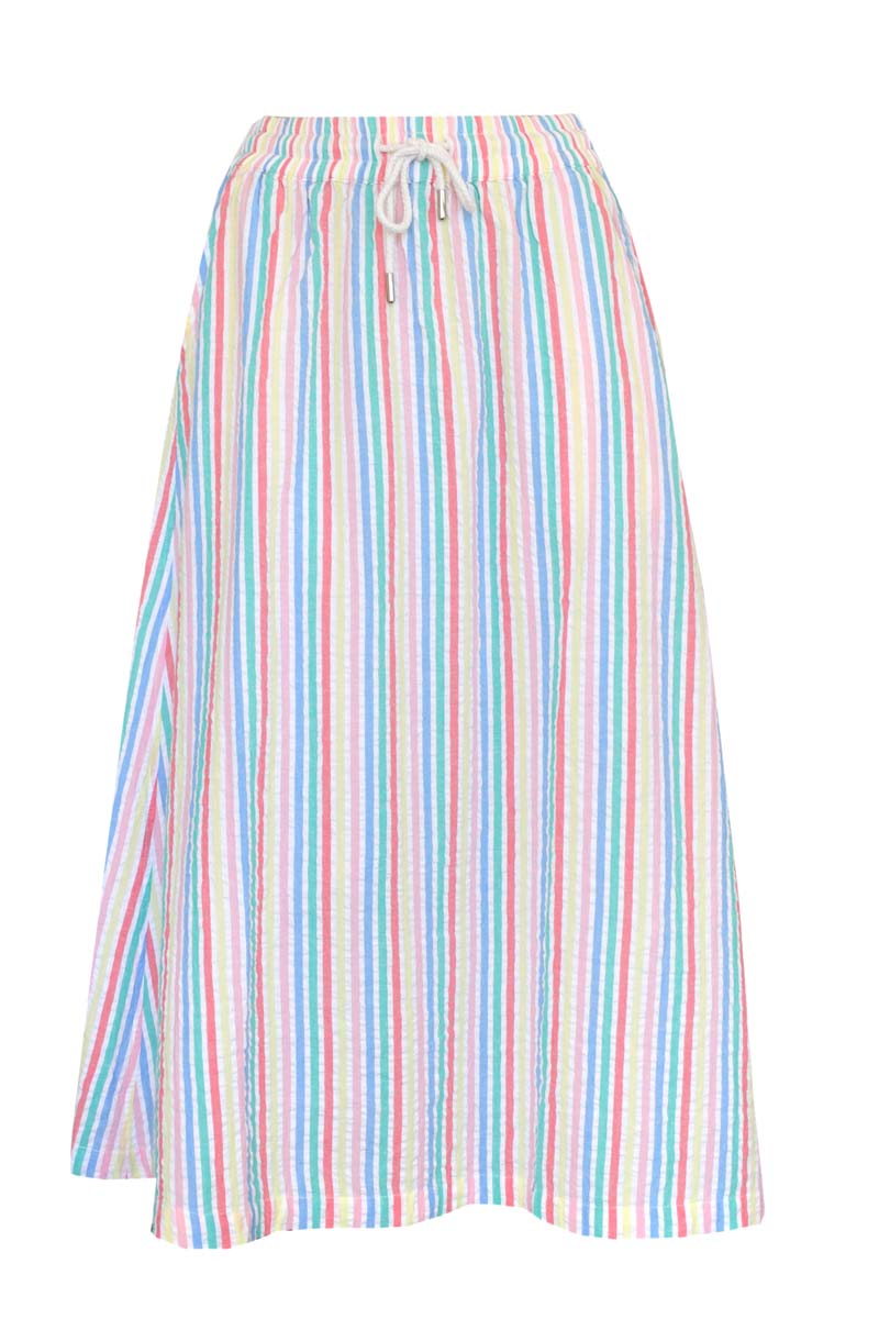 Danespresso Seersucker Skirt Multistripe