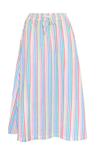 Danespresso Seersucker Skirt Multistripe