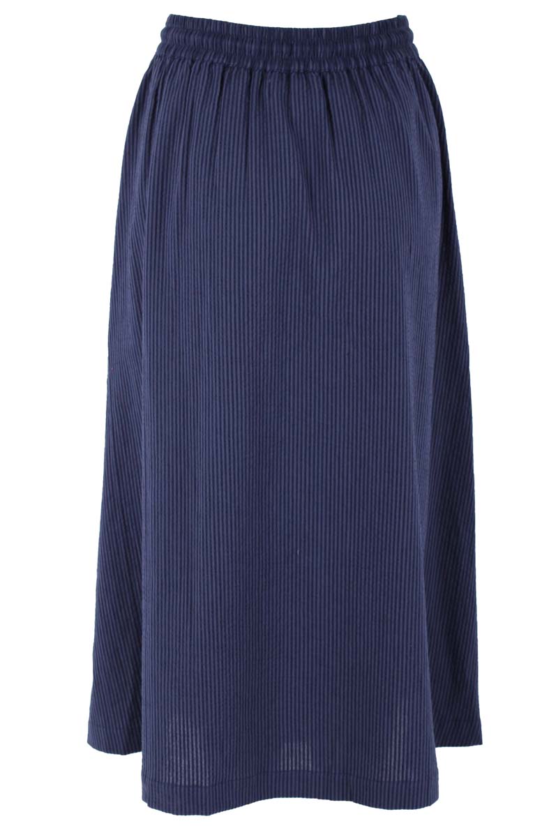 Danespresso Seersucker Skirt Grey Marine/Blue Grey