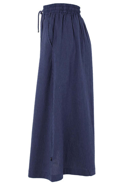 Danespresso Seersucker Skirt Grey Marine/Blue Grey