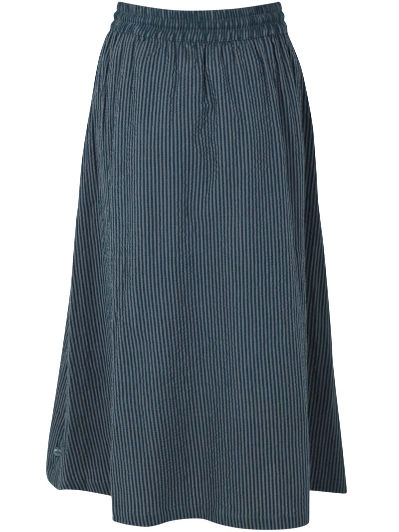 Danespresso Seersucker Skirt Dark Slate/Blue Grey