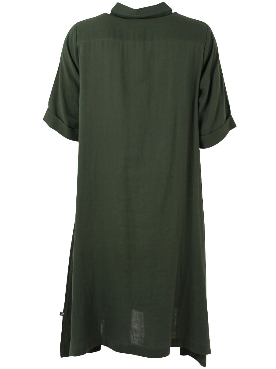 Danane Cloth Dress Dk Army