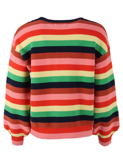 Danegold 3D Crotchet Knit Sweater Multicolor 2