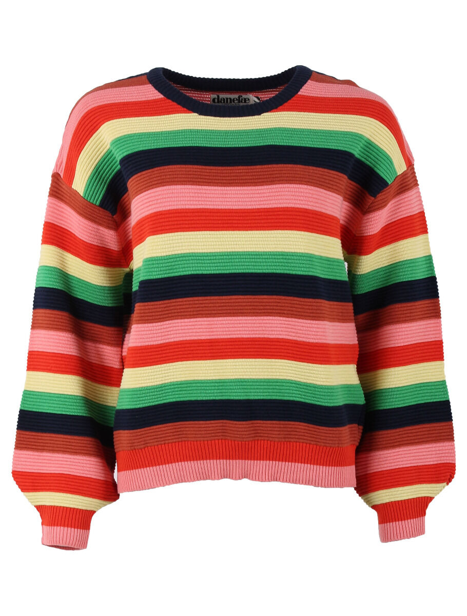 Danegold 3D Crotchet Knit Sweater Multicolor 2