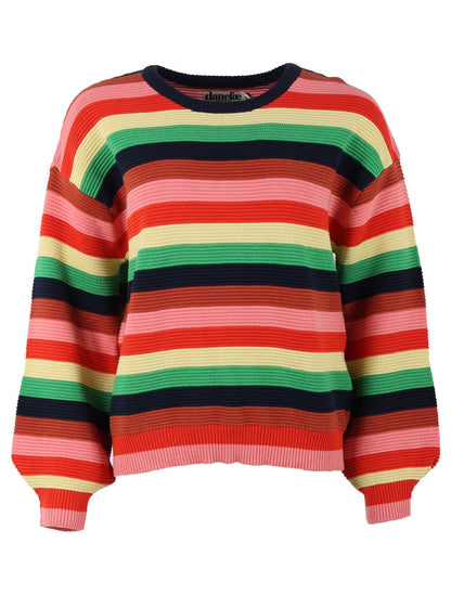 Danegold 3D Crotchet Knit Sweater Multicolor 2