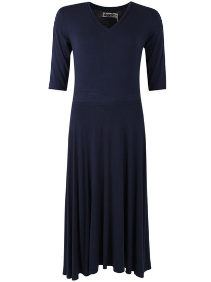 Danandersen Viscose Dress Navy