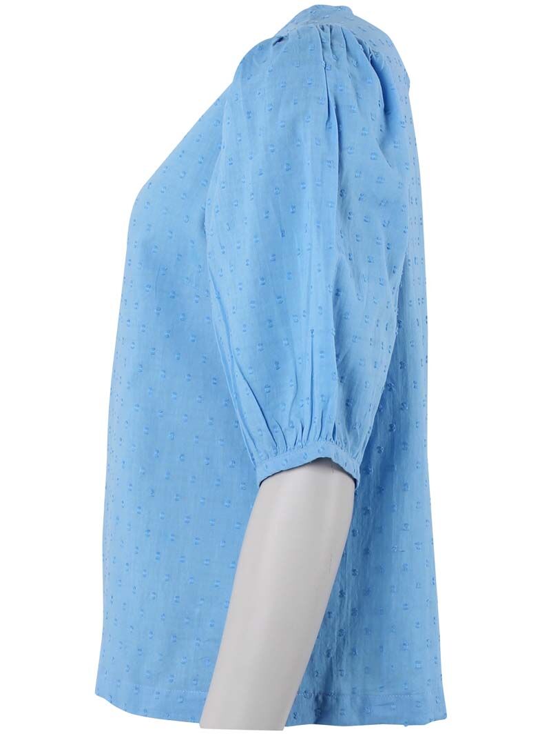 Daneprosecco Cotton Dot Shirt Ice Blue