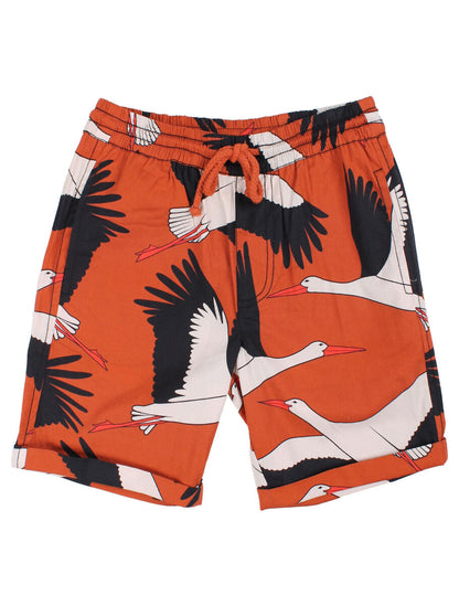 Shorts til børn med stork  
