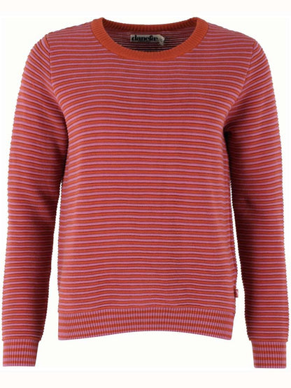 Danepearly 3D Crotchet Knit Sweater Rust/Old Rose