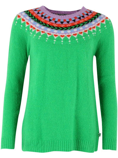 Danepeaceful Light Wool Sweater Green