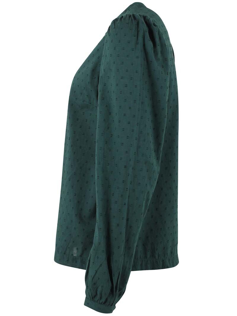 Danebette Cotton Dot Shirt Dark Duck