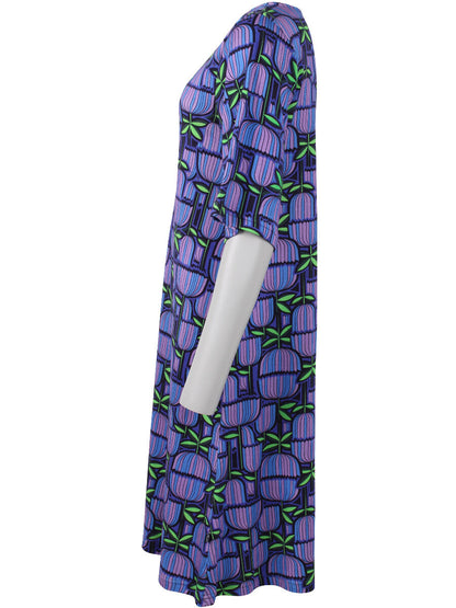 Danesymfoni Interlock Dress Navy GERMANITE