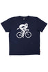 Herre t-shirt med cyklende viking