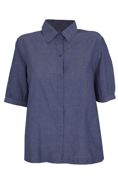 Danesyren SS Chambrey Shirt Indigo