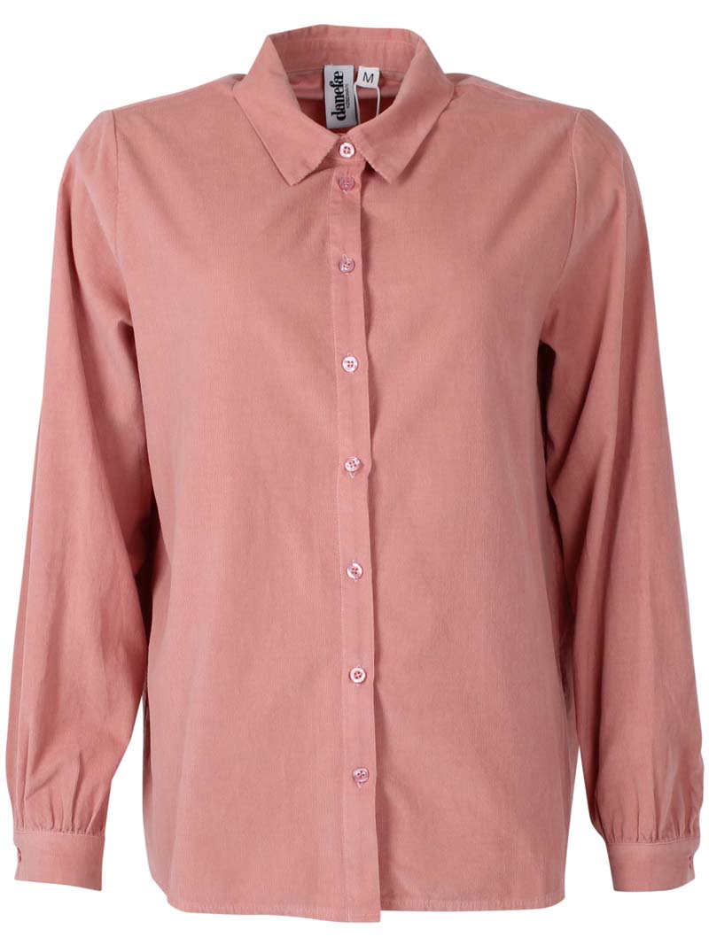 Danerosemary Cord Shirt Antique Rose