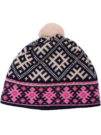 Danelsdyr Wool Beanie Navy/Offwhite