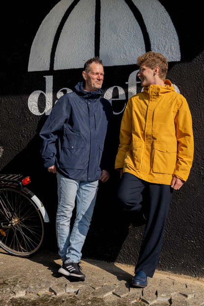 herre regnfrakke til mænd