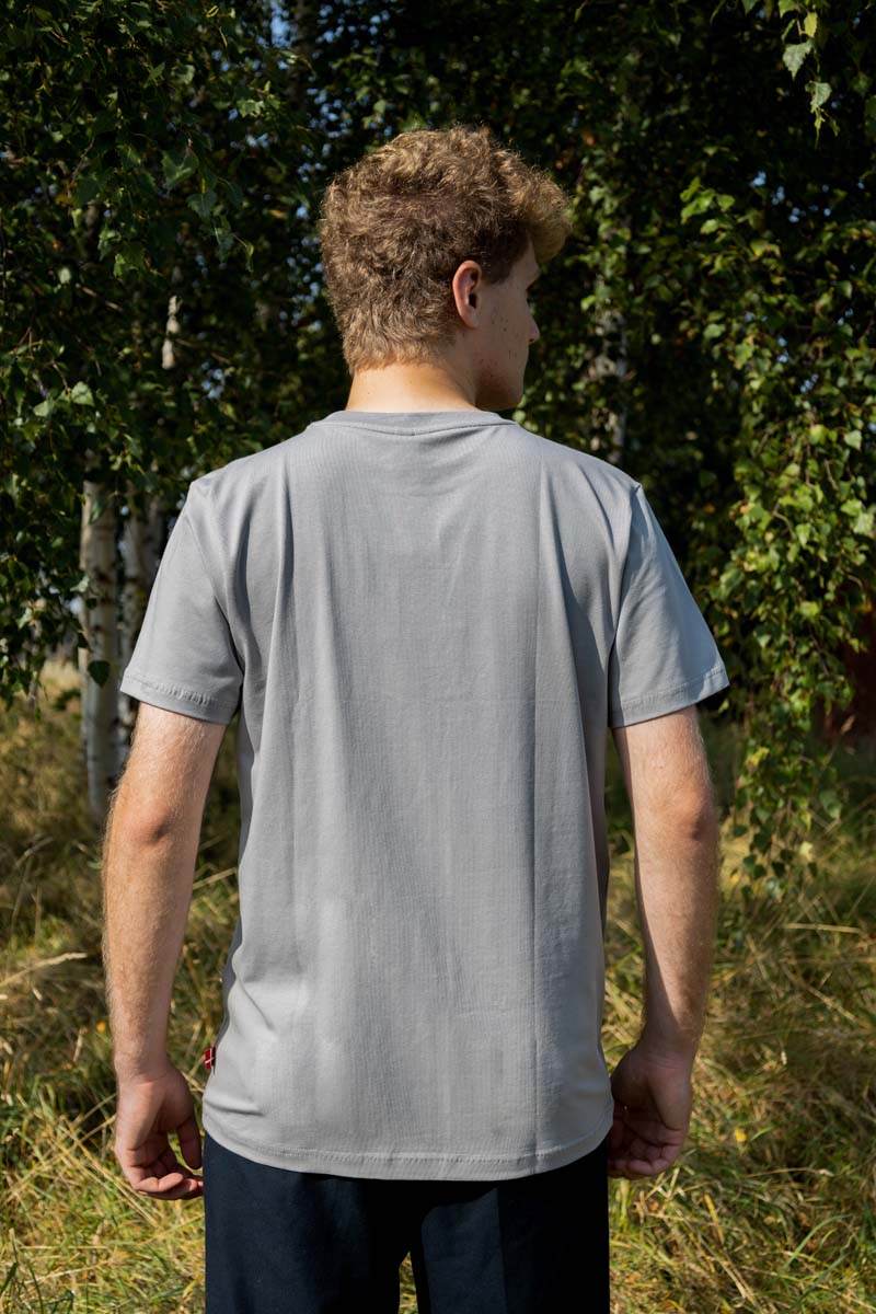 Herre t-shirt med cyklende viking