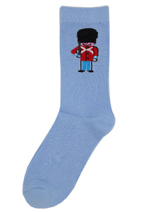 Danedanmark Mens Socks Lt Blue SOLDAT