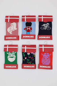 Danedanmark Kids Socks Navy BIKING VIKING