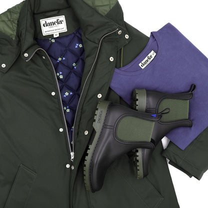 Danemargrethe Winter Coat Dark Army