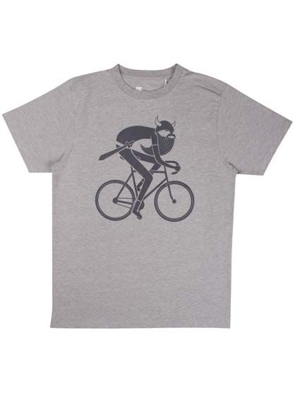 Mande Tee X Hthr Grey BIKING VIKING