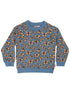 Sweater til børn med sommerfugl print