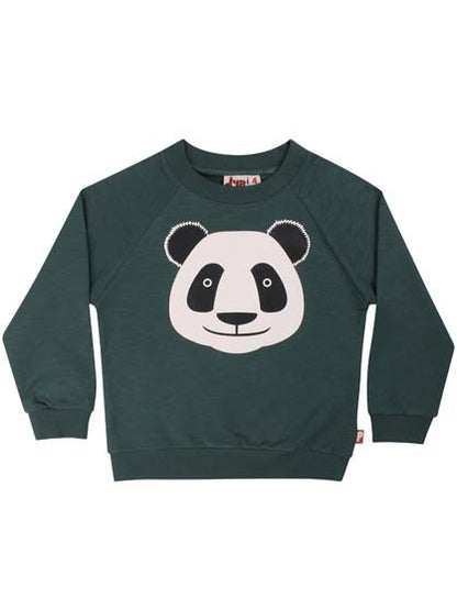 Skøn sweatshirt til børn med print af sød panda