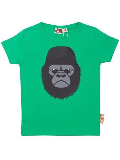 T-shirt til børn med gorilla   