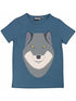 T-shirt til børn med ulv  