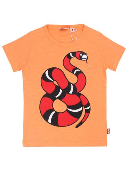 T-shirt til børn med slange  