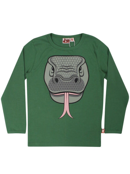 Bluse til børn med Komodo varan    
