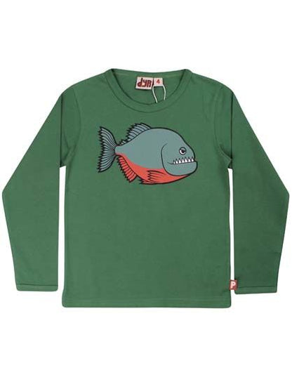 Bluse til børn med piratfisk  