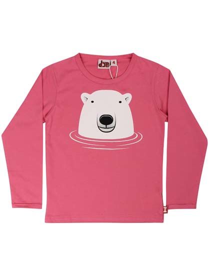 Bluse til børn med isbjørn   