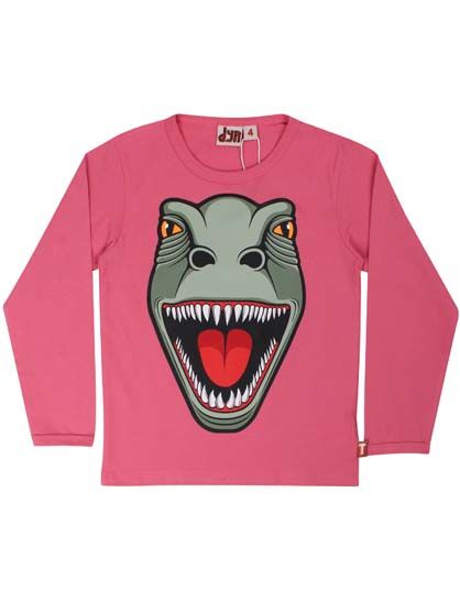 Bluse til børn med t-rex    