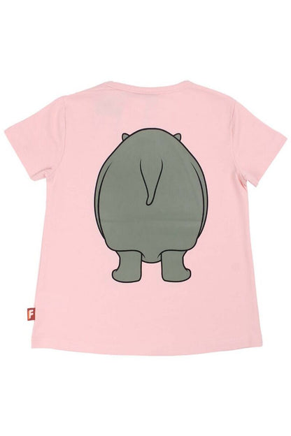 Dyrwildlife T Powder Peach HIPPO DIN VEN