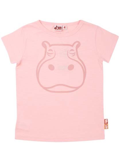 T-shirt til børn med flodhest 