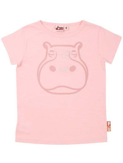 T-shirt til børn med flodhest 