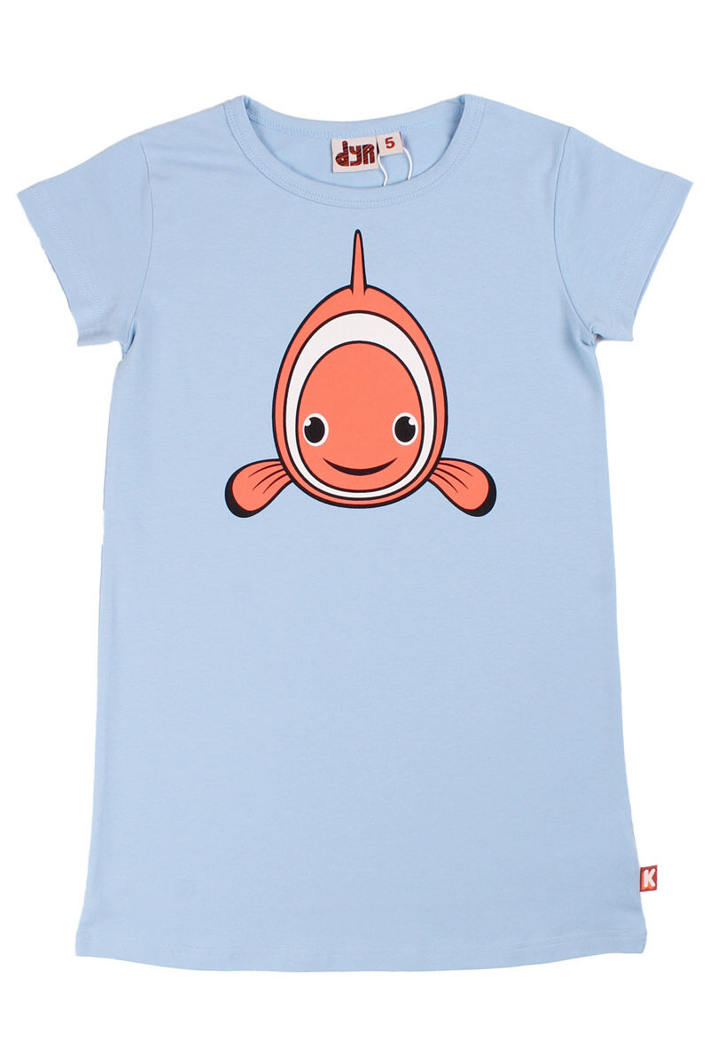 Dyrloud Dress Pastel Blue KLOVNEFISK