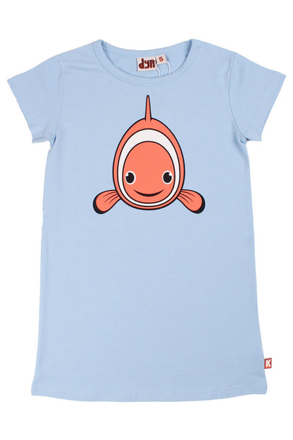 Dyrloud Dress Pastel Blue KLOVNEFISK