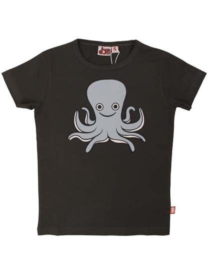 Børne T-shirt med blæksprutte